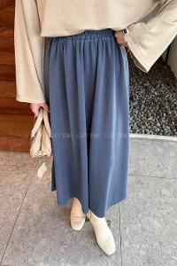 Lamelif Oysho Tesettür Etek Lacivert