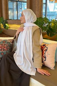 Lamelif Star Şal Beyaz