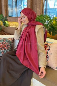 Lamelif Star Şal Bordo