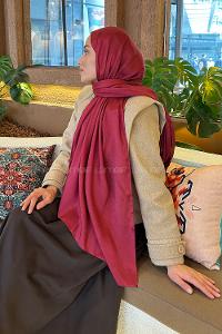 Lamelif Star Şal Bordo