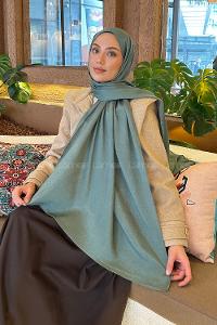 Lamelif Star Şal Çağla Yeşili