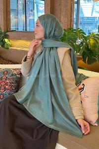 Lamelif Star Şal Çağla Yeşili