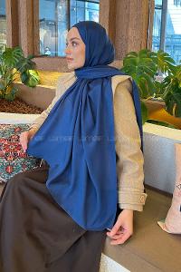 Lamelif Star Şal Gece Mavisi