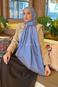 Lamelif Star Şal Gök Mavisi