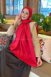 Lamelif Star Şal Kırmızı