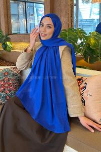 Lamelif Star Şal Saks Mavisi