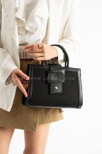 Lamelif Büyük Kadın El Ve Omuz Çanta Siyah