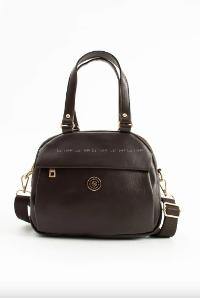 Lamelif Çok Gözlü El ve Omuz Çantası Geniş Hacim Fonsiyonel Bölmeli Çanta Acı Kahve