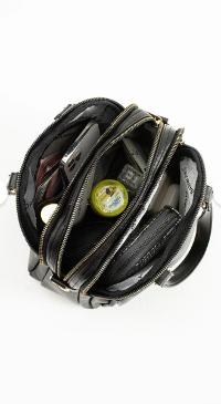 Lamelif Çok Gözlü El ve Omuz Çantası Geniş Hacim Fonsiyonel Bölmeli Çanta Siyah