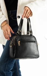 Lamelif Çok Gözlü El ve Omuz Çantası Geniş Hacim Fonsiyonel Bölmeli Çanta Siyah