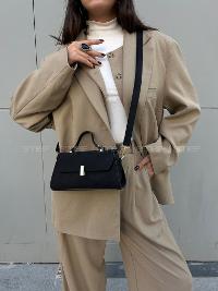 Lamelif Leına Süet Model Kadın Çapraz Çantası