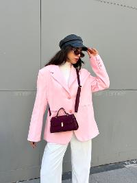 Claret Red Without Accessories Skin Hand Bag Arm Bag Bag