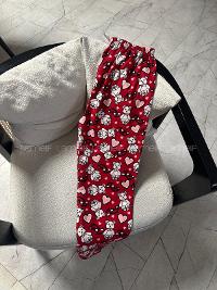 Lamelif Milan Kumaş Love Baskılı Pijama Altı