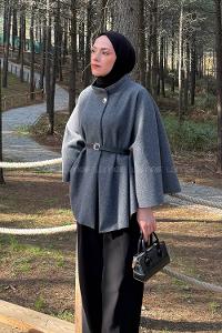 Lamelif Kemerli Panço Antrasit