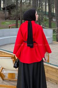 Lamelif Kemerli Panço Bordo