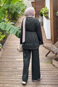 Lamelif Oysho İkili Tesettür Takım Haki