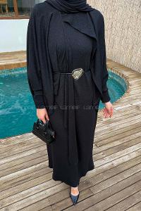 Lamelif Pelerin-Jile İkili Takım Siyah