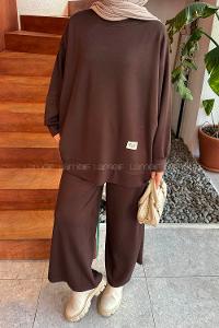 Lamelif Armalı Basic Oysho Takım Acı Kahve