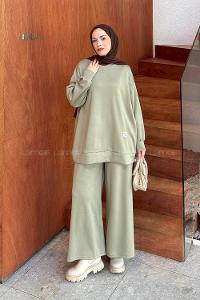 Lamelif Armalı Basic Oysho Takım Çağla Yeşili