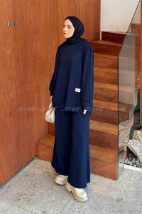 Lamelif Armalı Basic Oysho Takım Lacivert