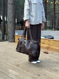 Lamelif Gold Detaylı Büyük Boy Çanta