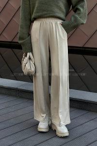 Lamelif Çıma Detaylı Eşofman Altı Taş Rengi