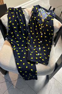 Navy Blue-2 Crew Neck Long Arm Without Accessories Combed Fabric Regular Trousers Comfortable Suit