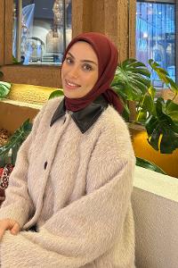 Lamelif Comfort Pamuk Eşarp Bordo