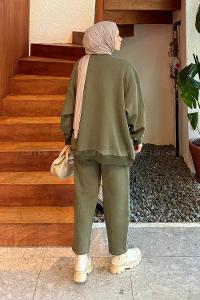 Lamelif Eşofman Takımı Haki