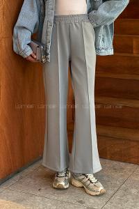 Lamelif Çımalı Scuba Pantolon Gri