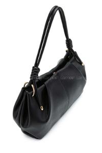 Black Buckle Skin Hand Bag Bag