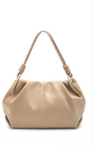 Lamelif Büzgü Detaylı Suni Deri Chen Kol Çanta Vizonrengı