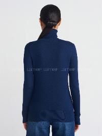 Lamelif Dilvin Balıkçı Yaka Kazak Lacivert