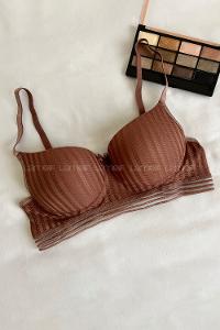 Lamelif Detaylı Push Up Sütyen