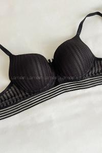Lamelif Detaylı Push Up Sütyen