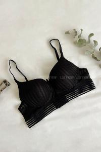 Lamelif Detaylı Push Up Sütyen