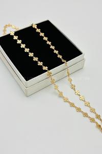 Lamelif Gold Yonca Y Kolye