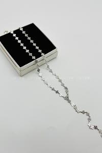 Lamelif Gümüş Yonca Y Kolye