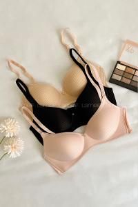 Lamelif Marbella Mikro Presli Kapsız Lazer Sütyen