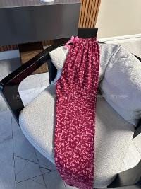 Lamelif Kalp Detaylı Milan Kumaş Pijama Altı