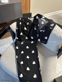 Lamelif Kalp Detaylı Pijama Takımı