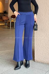 Lamelif Çımalı Scuba Pantolon Lacivert