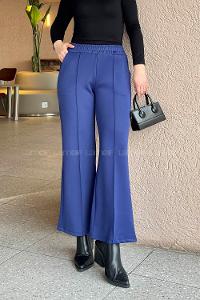 Lamelif Çımalı Scuba Pantolon Lacivert