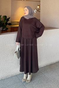 Lamelif Oysho Etekli Takım Acı Kahve