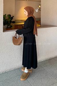 Lamelif Oysho Etekli Takım Siyah