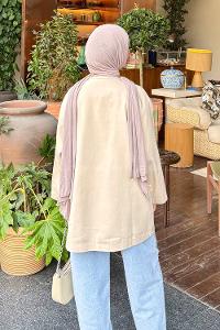 Stone Long Arm Cotton Kimono