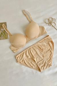 Lamelif Penye Destekli Takım Siyah Renk