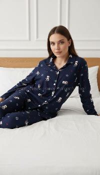 Lamelif Penguenli Pijama Takımı