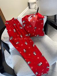 Lamelif Penguenli Pijama Takımı