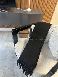 Lamelif Kadın Örgü Püsküllü Atkı Şal